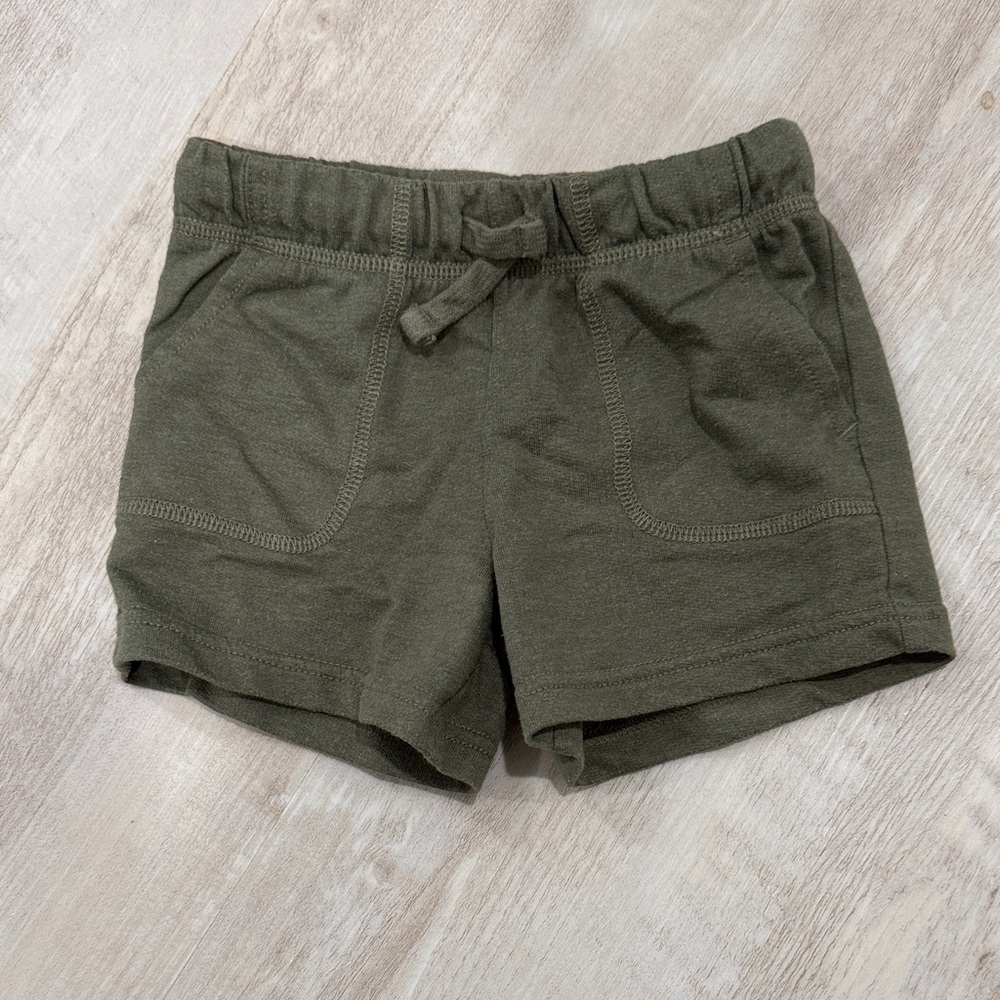 Carters Olive Green Toddler Casual Shorts
